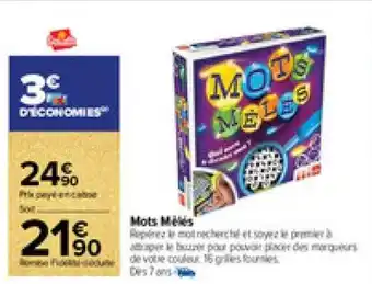 Mots mêlés goliath