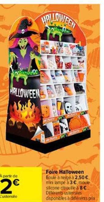 Carrefour Market Foire halloween offre