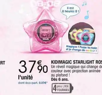 Cora x Carrefour Kidimagic starlight rose offre