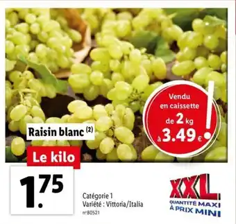 Raisin blanc