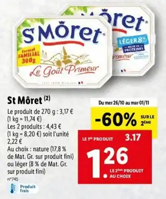 Lidl St môret offre