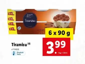 Lidl Tiramisu offre