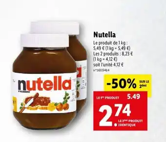 Lidl Nutella offre