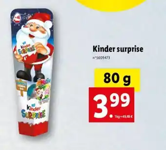 Lidl KINDER surprise offre