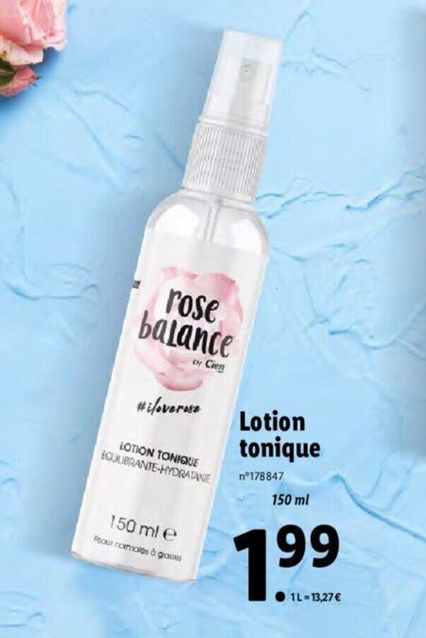 Promo Lotion tonique chez Lidl