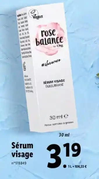Sérum visage