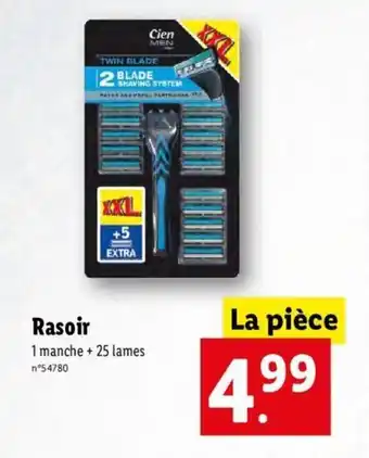 Lidl Rasoir offre