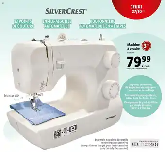 Lidl Machine à coudre offre