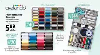 Lidl Fils ou accessoires de couture offre