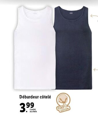 Lidl Débardeur côtelé offre