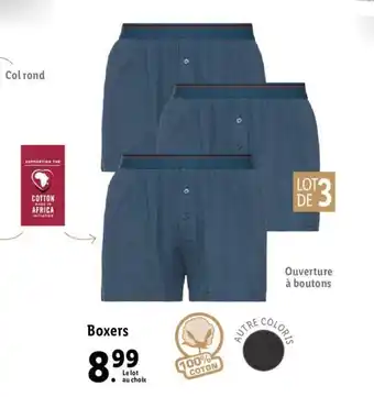 Lidl Boxers offre