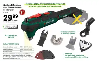 Lidl Outil multifonction sans fil sans batterie ni chargeur offre
