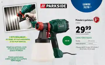 Lidl Pistolet à peinture offre