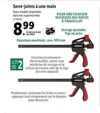 Serre-joints à une main