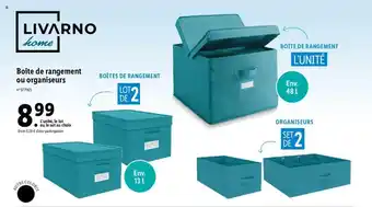 Lidl Boite de rangement ou organiseurs offre