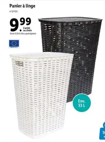 Lidl Panier à linge offre