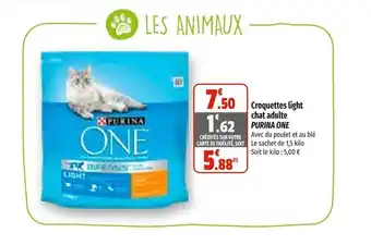 Croquette light chat adulte PURINA ONE