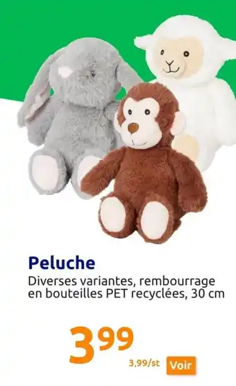 Action Peluche offre
