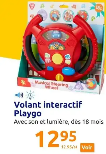 Action Volant Interactif Playgo offre