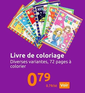 Action Livre de Coloriage offre