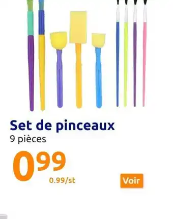 Action Set de Pinceaux offre