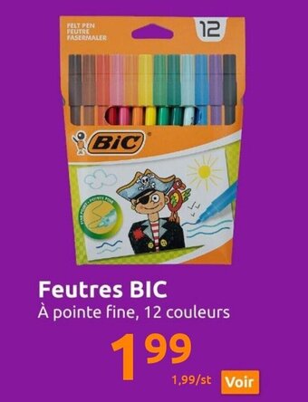 Action Feutres BIC offre