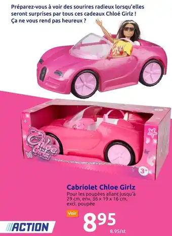 Action Cabriolet Chloe Girlz offre