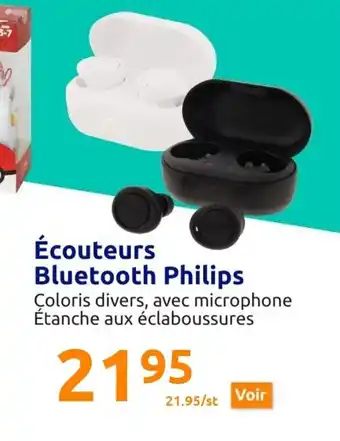 Action Écouteurs Bluetooth Philips offre