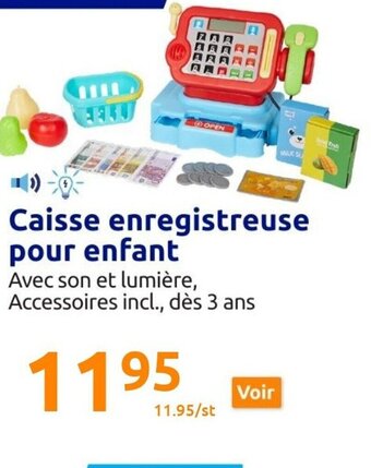 Action Caisse Enregistreuse Pour Enfant offre