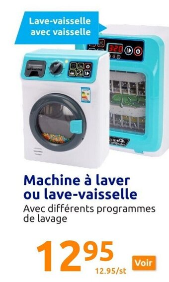 Action Machine à Laver ou Lave-Vaisselle offre