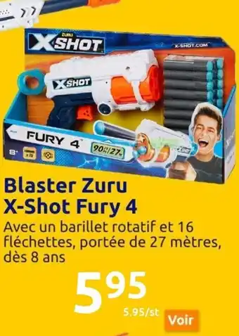 Action Blaster Zuru X-Shot Fury 4 offre