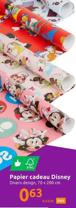 Action Papier Cadeau Disney offre