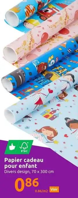 Action Papier Cadeau Pour Enfant offre