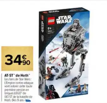 Carrefour Market At-st de hoth lego star wars offre