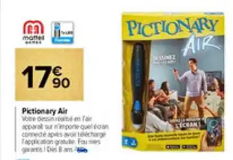 Carrefour Market Pictionary air mattel games offre