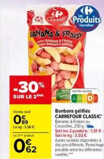 Carrefour Market Bonbons gélifiés carrefour classic' offre