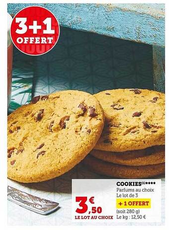 Super U Cookies offre
