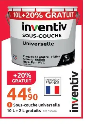 Mr Bricolage Sous-Couche Universelle 10 L + 2 L Gratuits offre