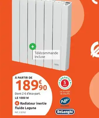 Radiateur Inertie Fluide Laguna