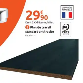 Plan de Travail Standard Anthracite