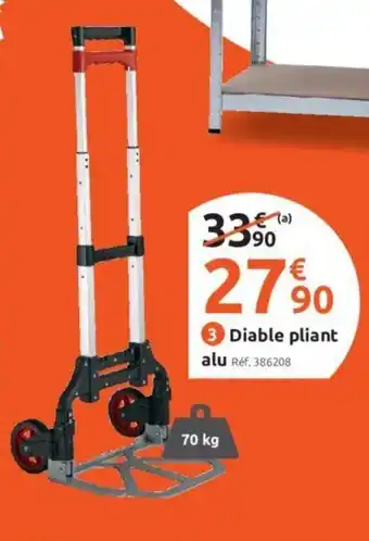 Mr Bricolage Diable Pliant offre