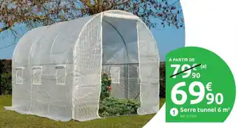 Mr Bricolage Serre Tunnel 6 m offre