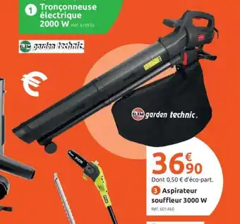 Mr Bricolage Aspirateur Souffleur 3000W offre