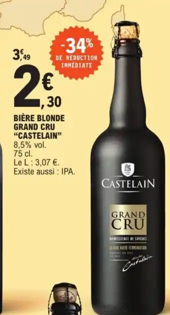E.Leclerc Bière Blonde Grand Cru "Castelain" offre
