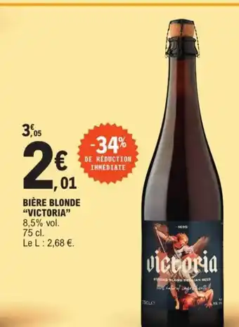 E.Leclerc Bière Blonde "Victoria" offre