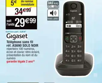 Cora x Carrefour Téléphone Sans Fil offre