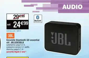 Cora x Carrefour Enceinte Bluetooth Go Essential offre