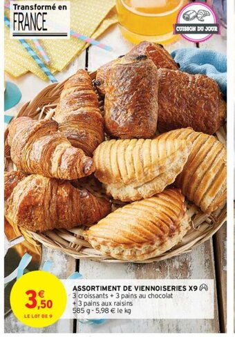 Intermarché Assortiment de Viennoiseries offre