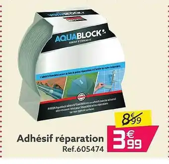 Gifi Adhésif réparation aquablock offre