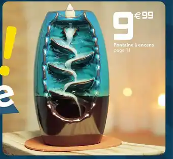 Gifi Fontaine à encens offre